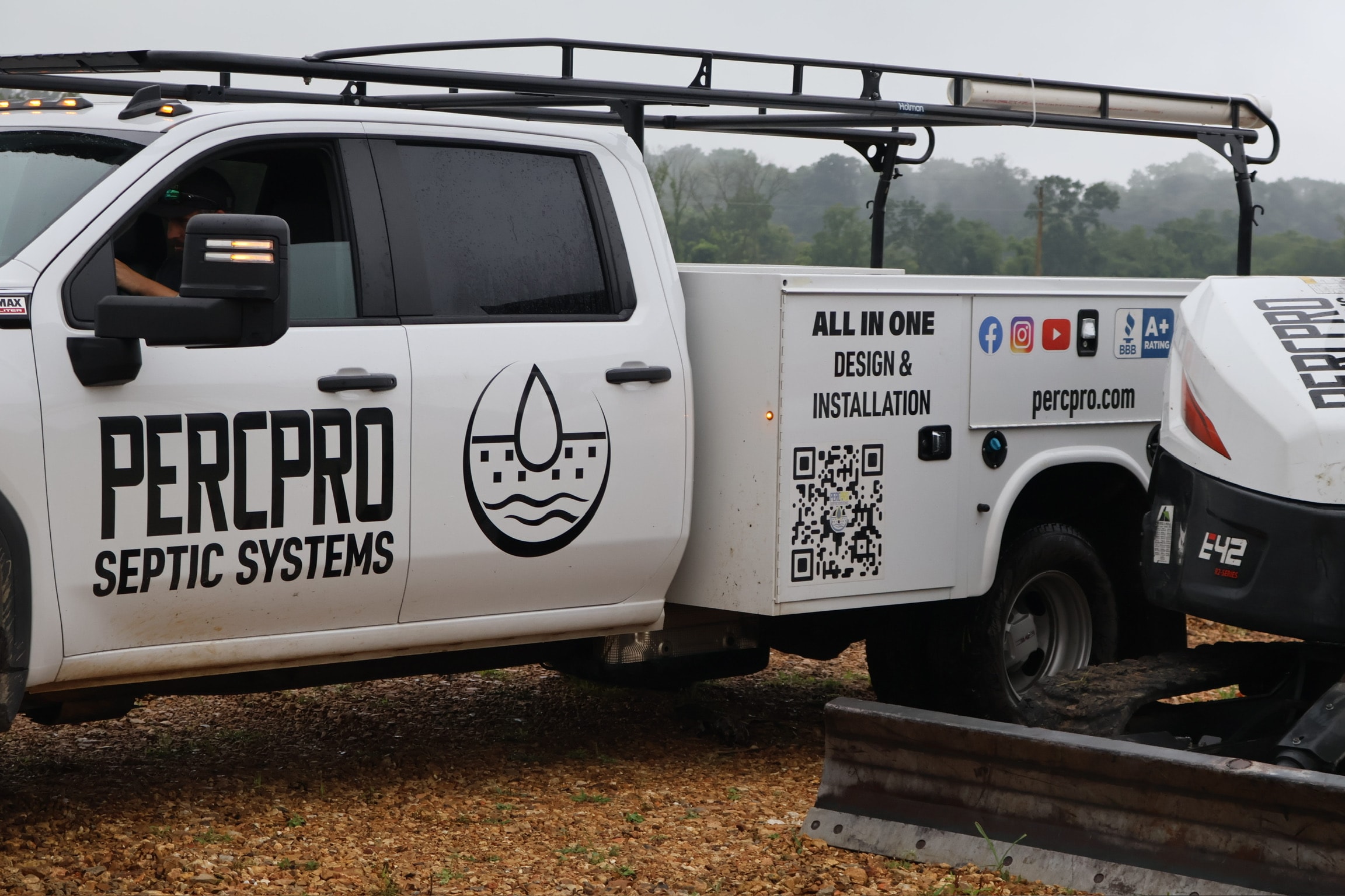 PercPro branded service truck