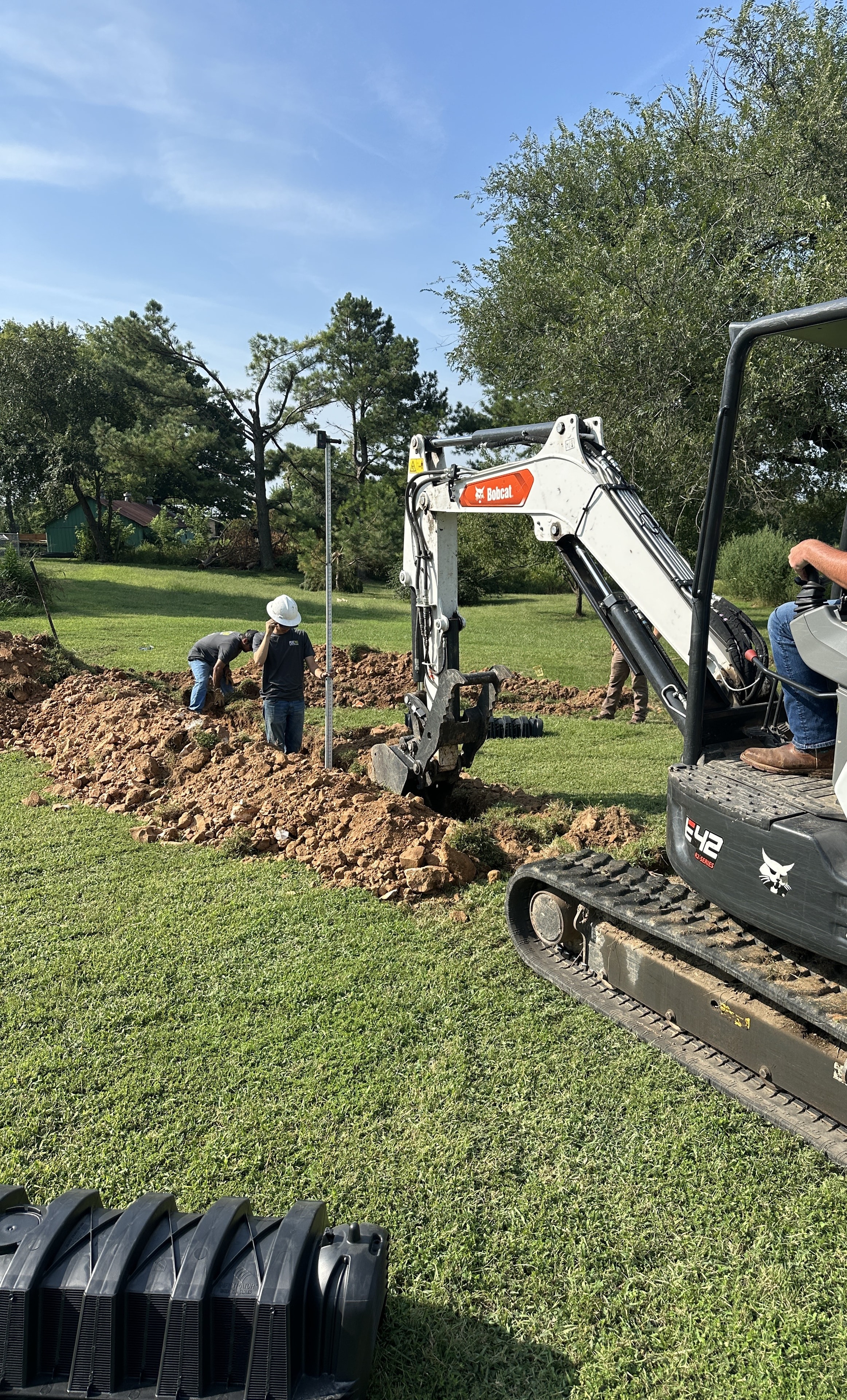 PercPro job site work in progress